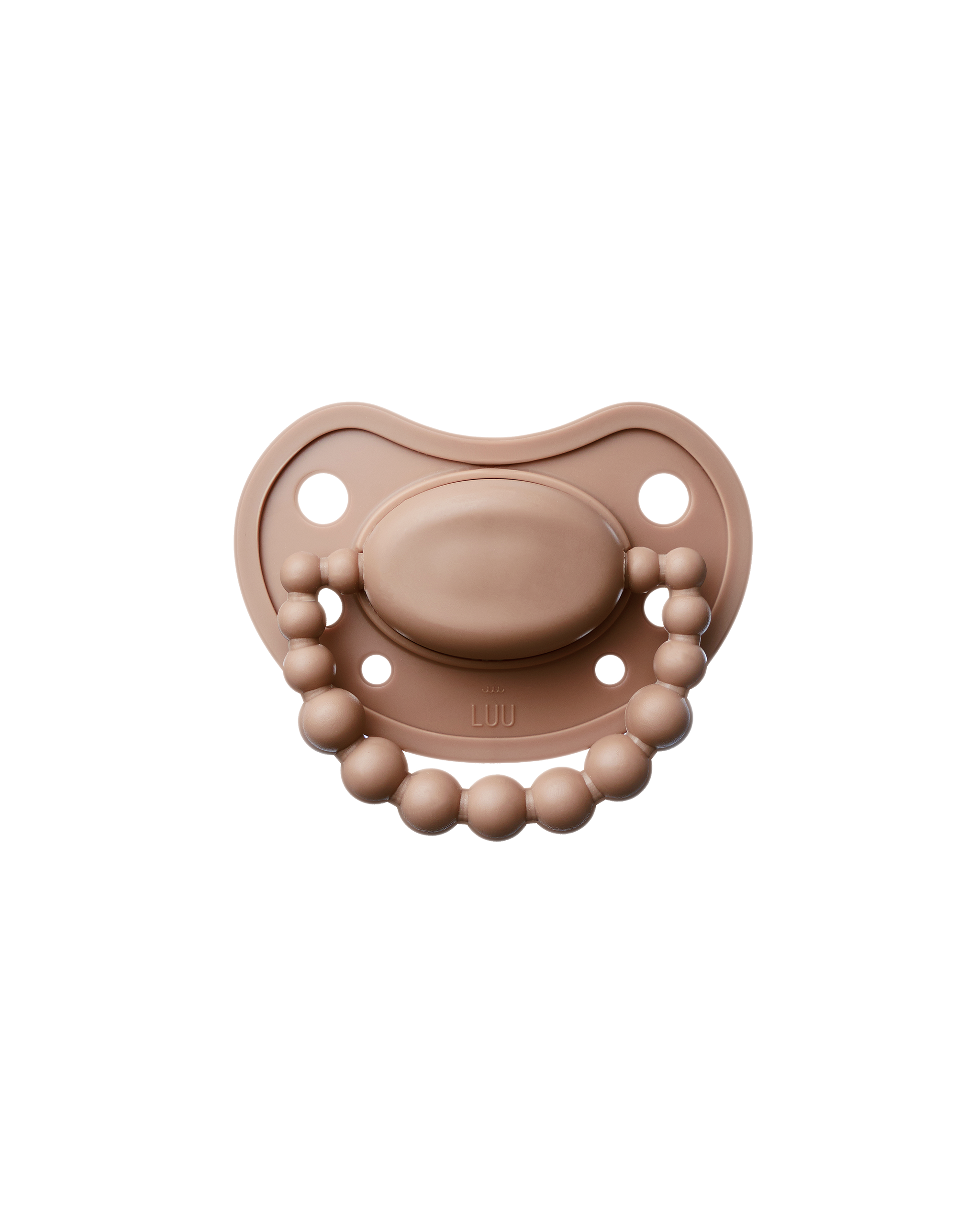 LUU Kids Positioning Pacifier - Milk Hazelnut