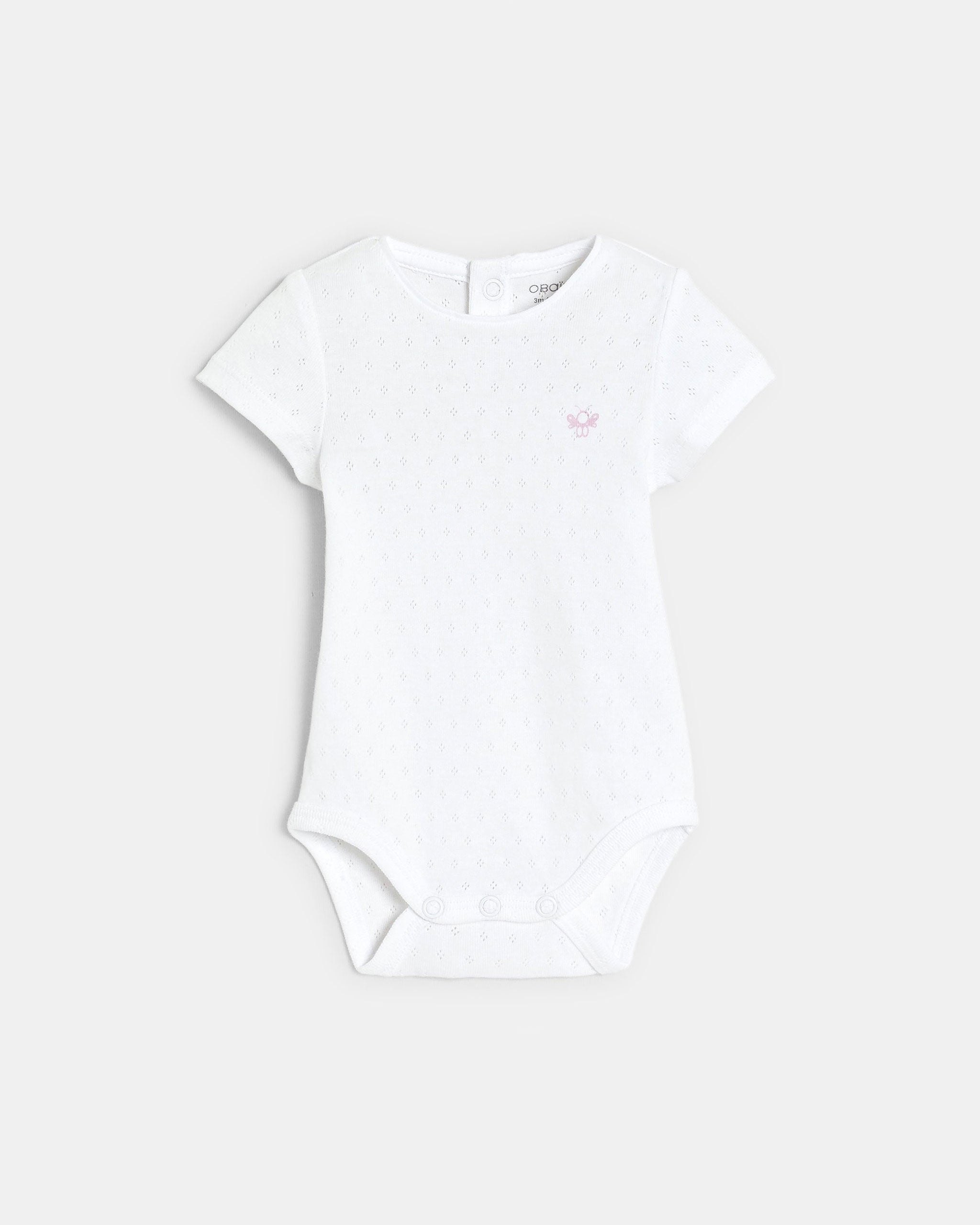 Zestaw prezentowy - Smoczek LUU Kids French Lavender + Fioletowy rampers i body dla dziewczynki OKAIDI