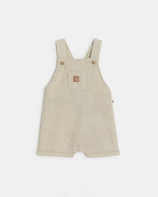 Zestaw prezentowy - Smoczek LUU Kids Seaside Grass + Spodenki ogrodniczki i body dla chłopca OKAIDI