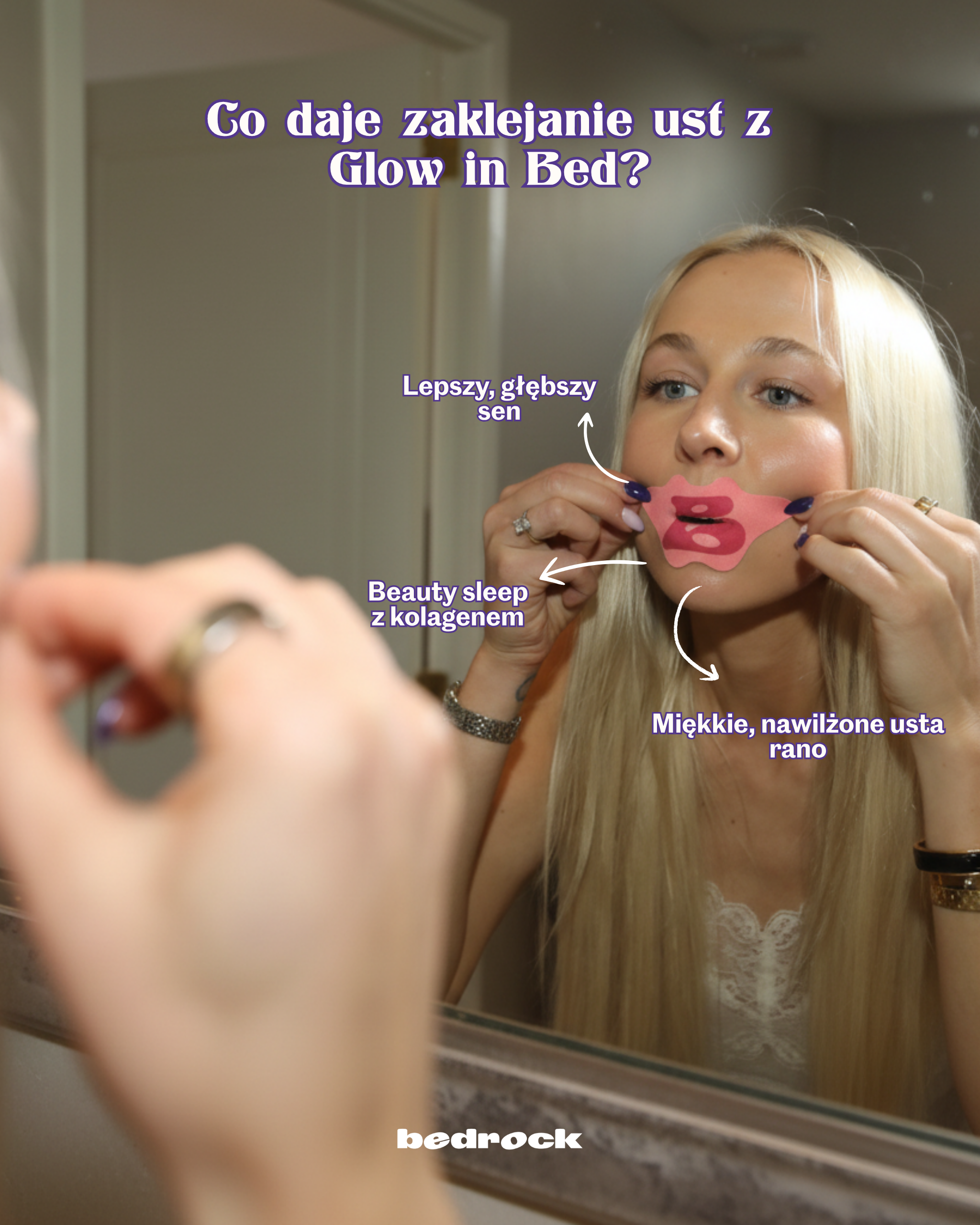Glow in Bed – plastry na usta do spania z kolagenem