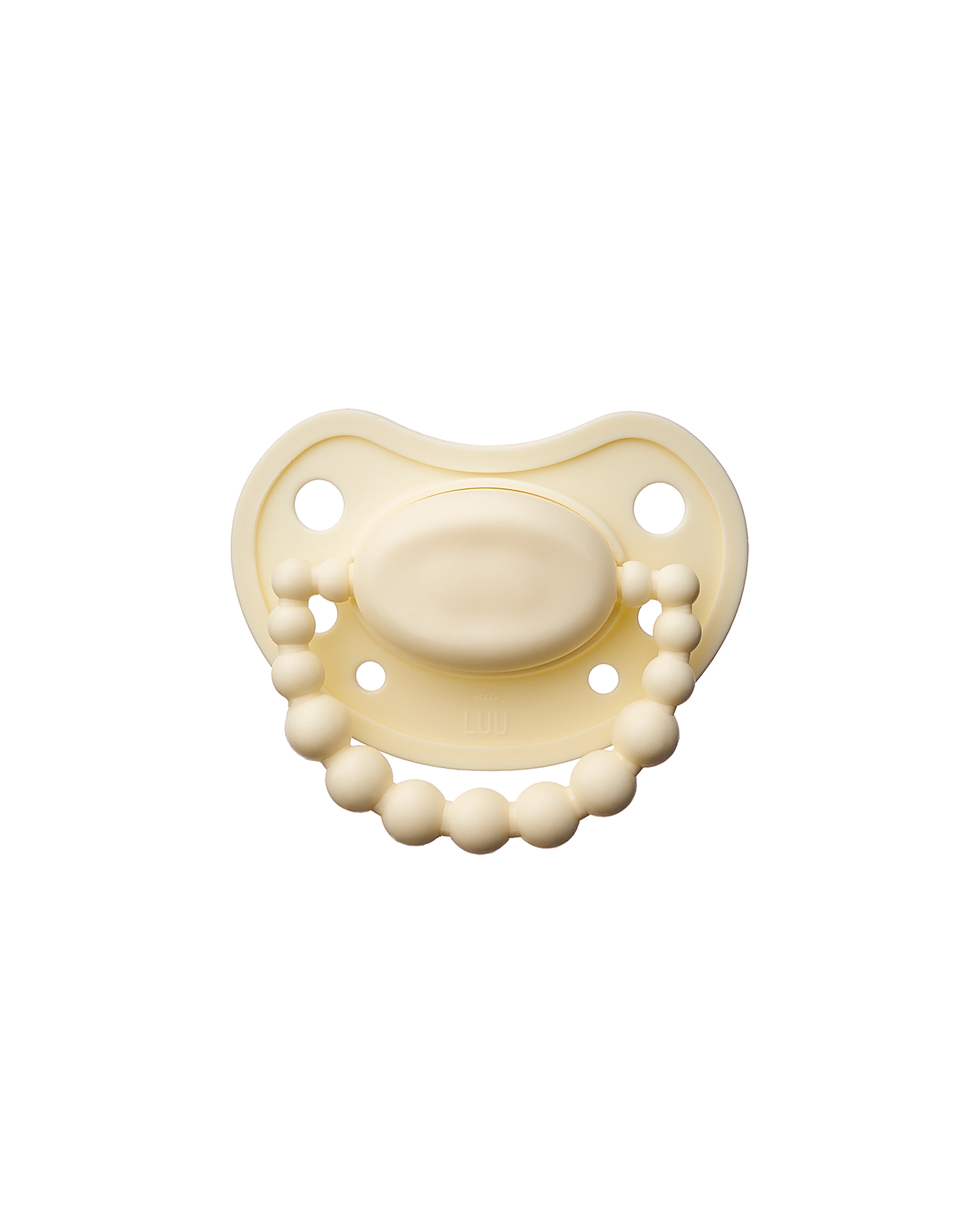 LUU Kids Positioning Pacifier - Creamy Lemon