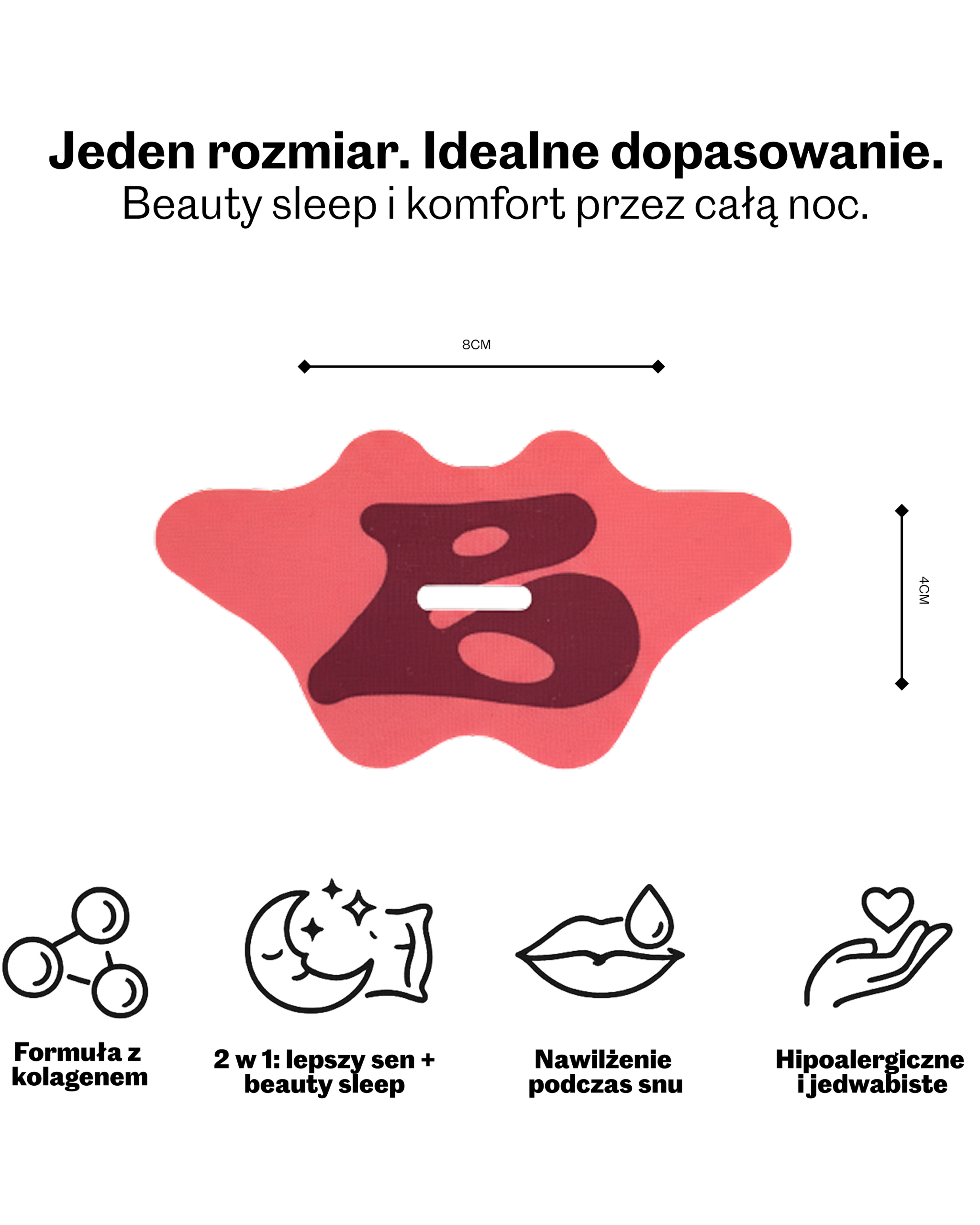 Glow in Bed – plastry na usta do spania z kolagenem