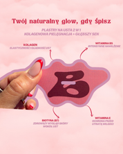 Glow in Bed – plastry na usta do spania z kolagenem
