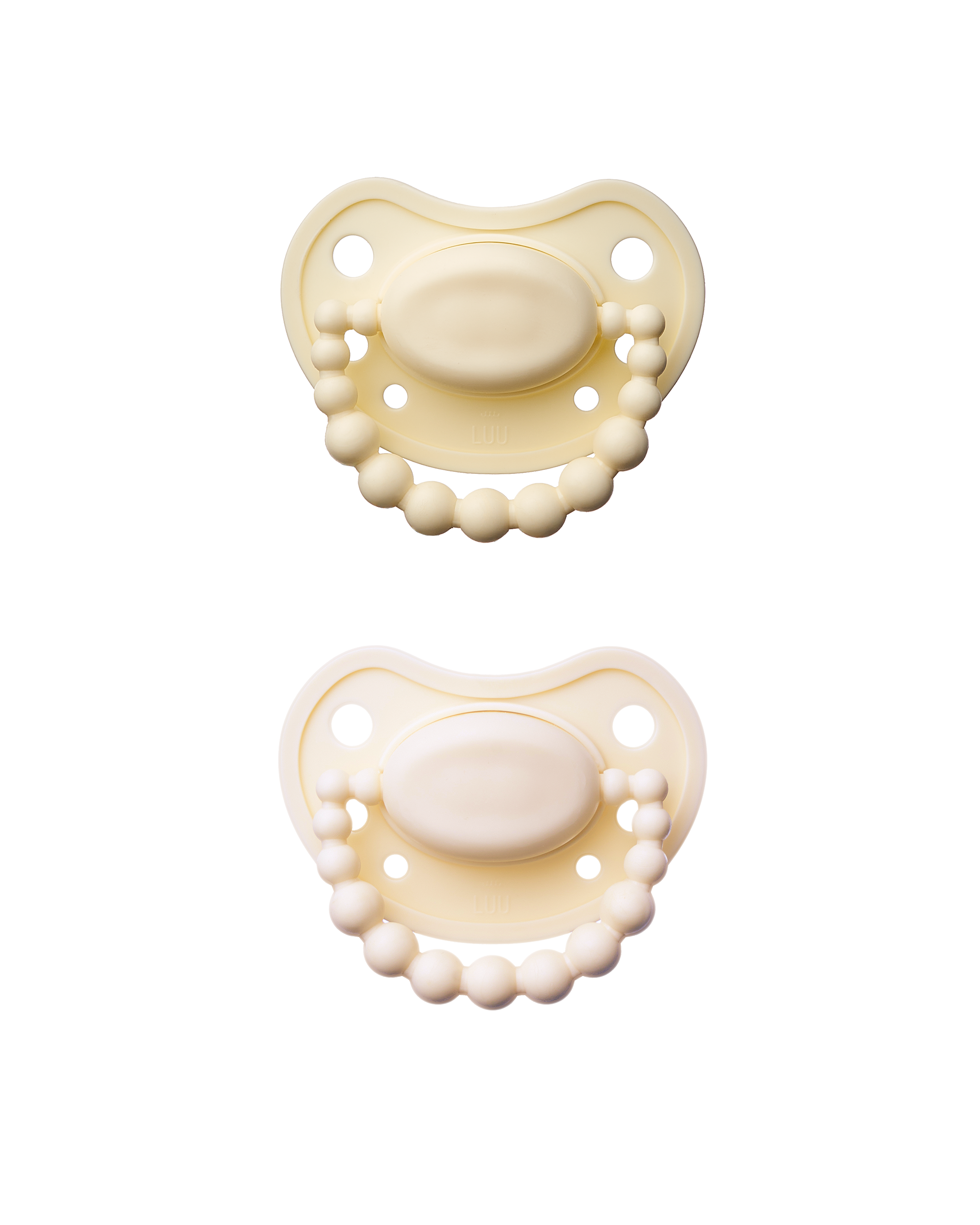 Zestaw smoczków LUU Kids Creamy Lemon i American Cream