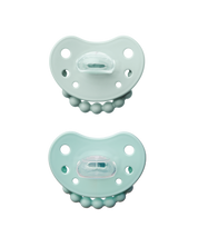 Zestaw smoczków LUU Kids Frozen Sage i Vivid Mint gumka tył