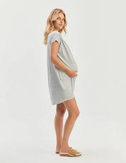 Koszula nocna Francis Henry Nursing Light Grey modelka bok