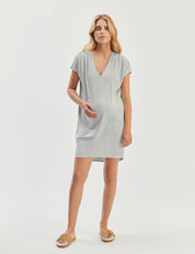 Koszula nocna Francis Henry Nursing Light Grey modelka przodem