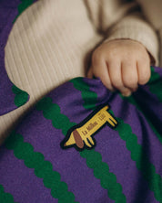 Komplet Pościeli Bamboo M LUU Kids X La Millou aplikacja detal
