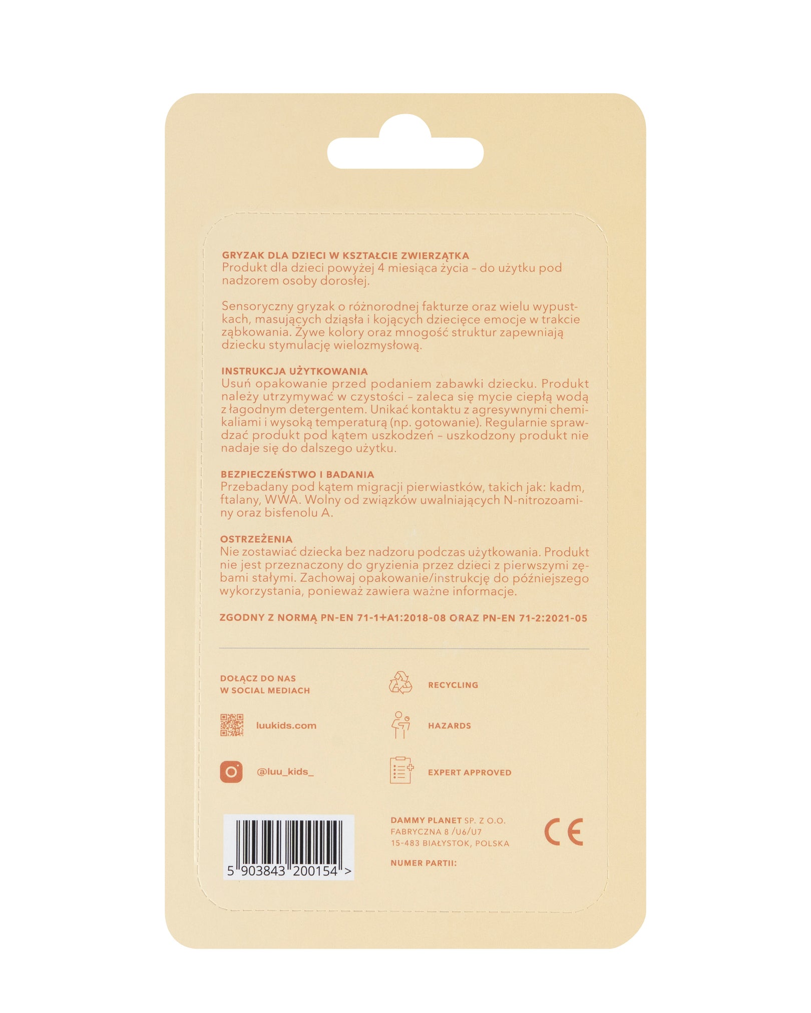 Gigi The Fish Sand Storm Baby Teether