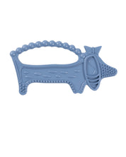 Luuie The Dog Cloudy Blue Baby Teether