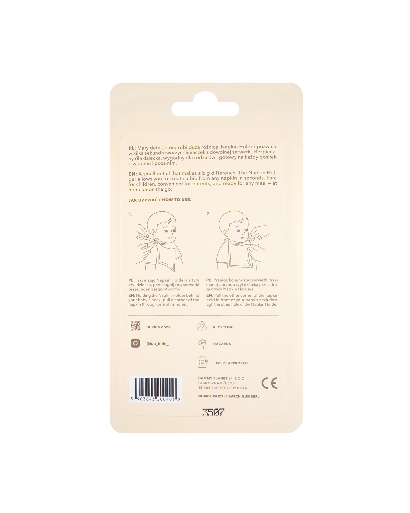 Napkin Holder Frozen Sage