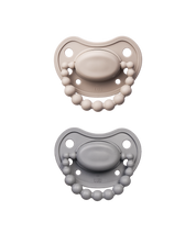 Zestaw smoczków LUU Kids Sand Storm i Lovely Gray