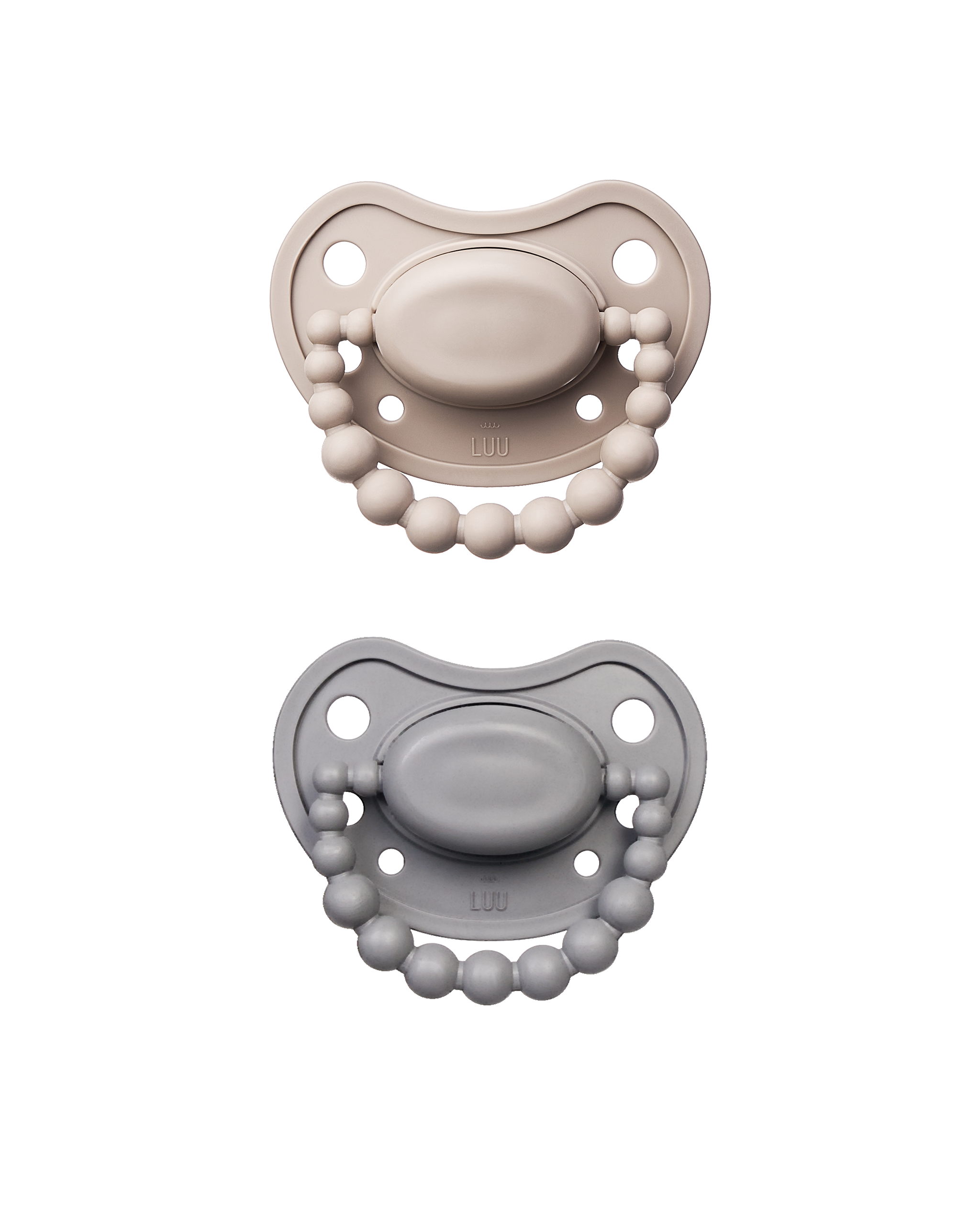 Zestaw smoczków LUU Kids Sand Storm i Lovely Gray