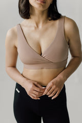 dropless. soft bra - beżowy