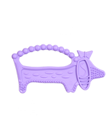Luuie The Dog Purple Baby Teether