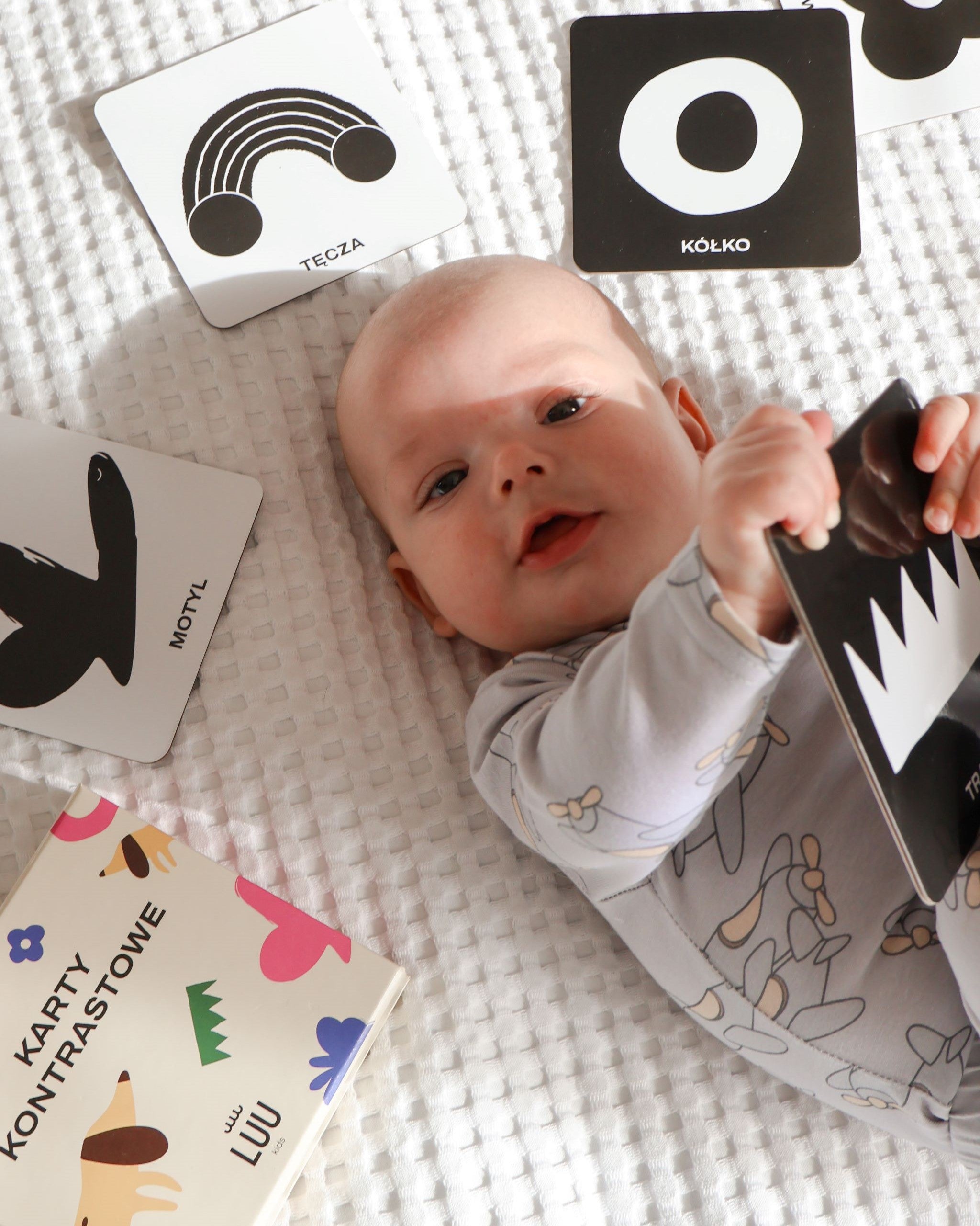 Karty kontrastowe LUU Kids niemowlak dziecko