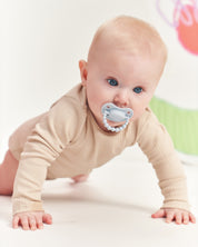 Smoczek pozycjonujący LUU Kids Baby Dove jasny niebieski dziecko