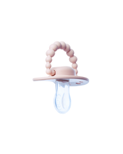 Smoczek pozycjonujący LUU Kids Velvet Blush gumka tył