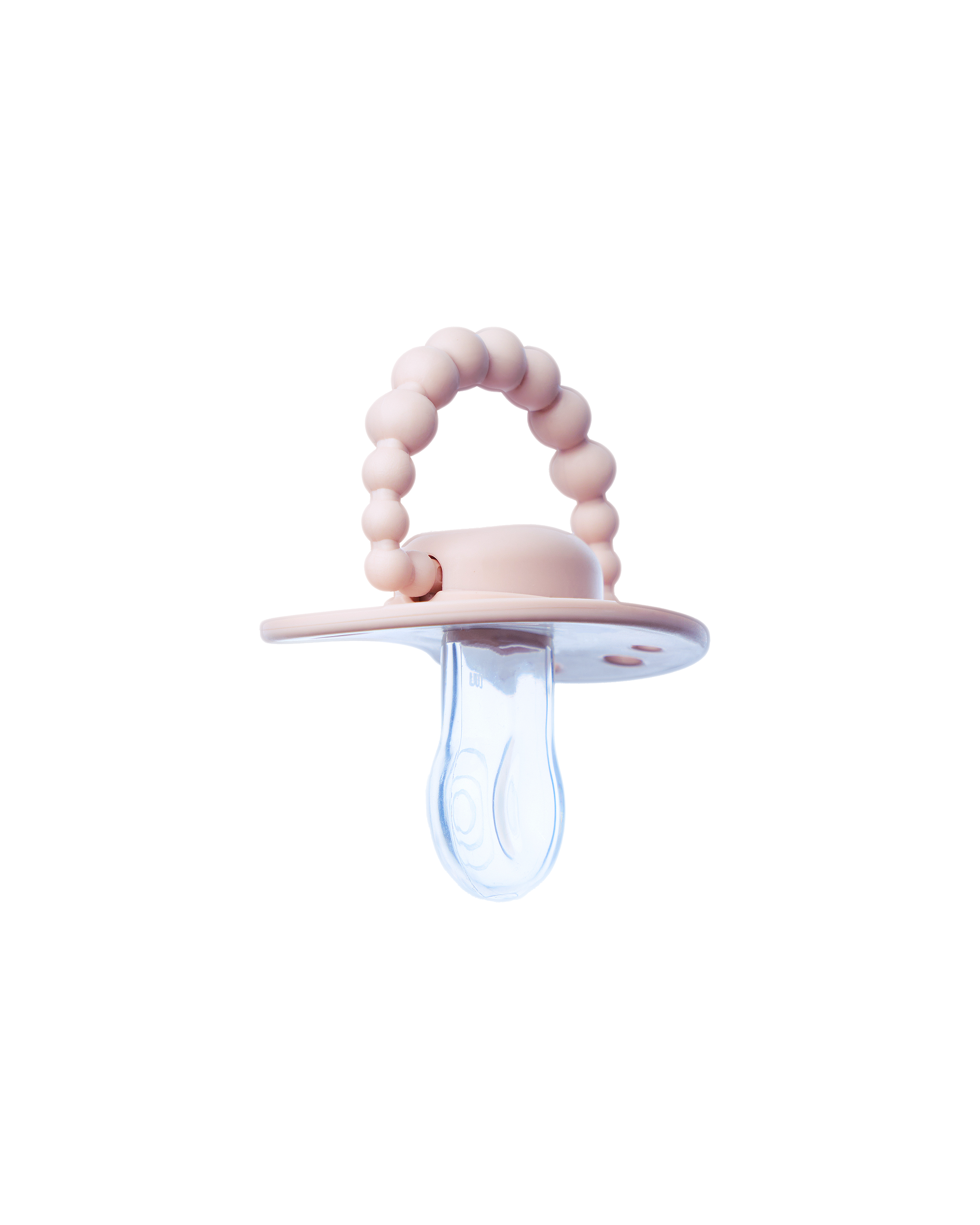 Smoczek pozycjonujący LUU Kids Velvet Blush gumka tył