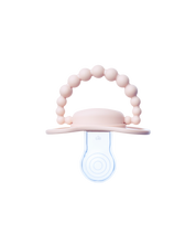 Smoczek pozycjonujący LUU Kids Velvet Blush przód