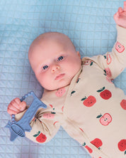 Luuie The Dog Cloudy Blue Baby Teether