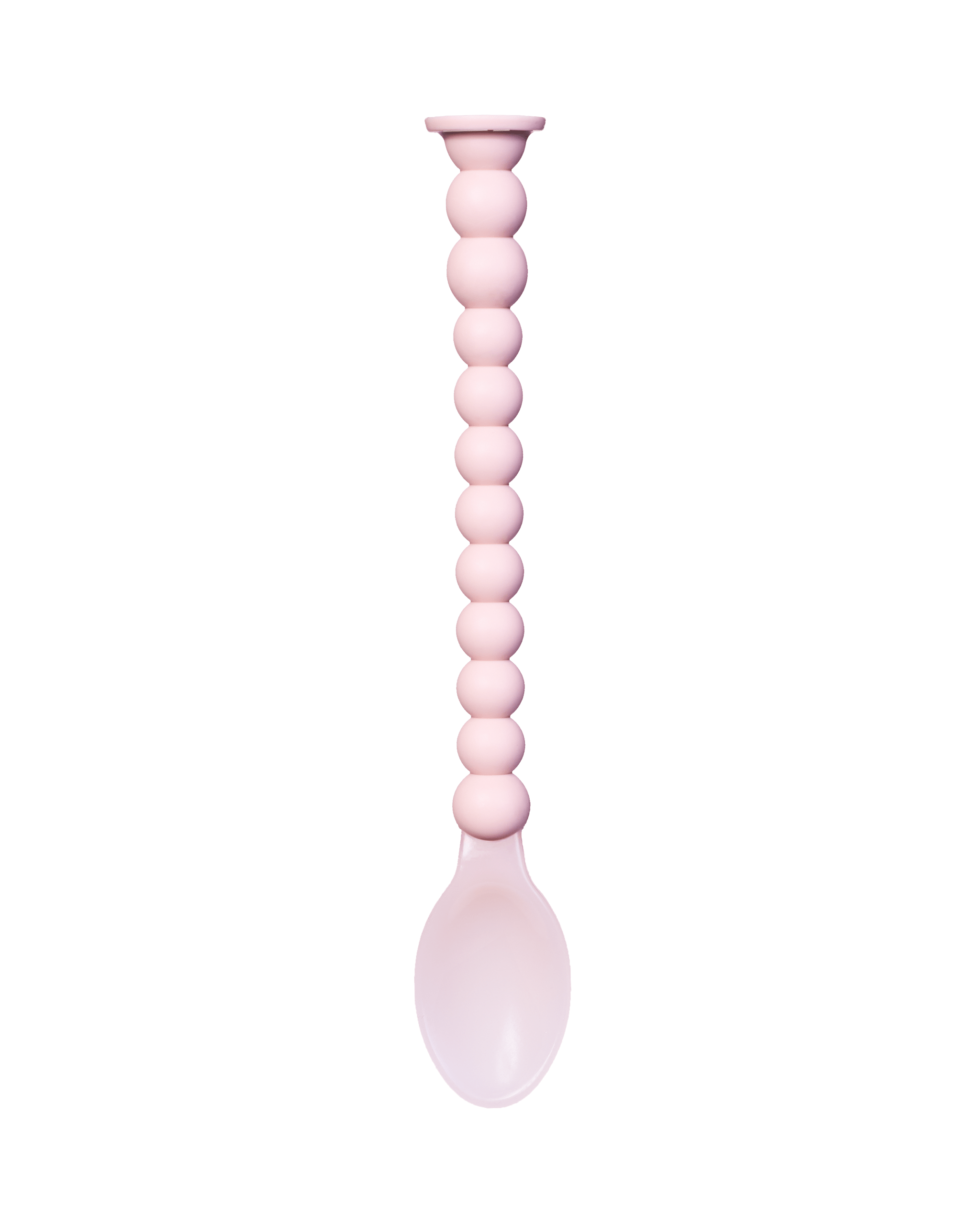 Łyżka do Karmienia Velvet Blush przód jasnoróżowa