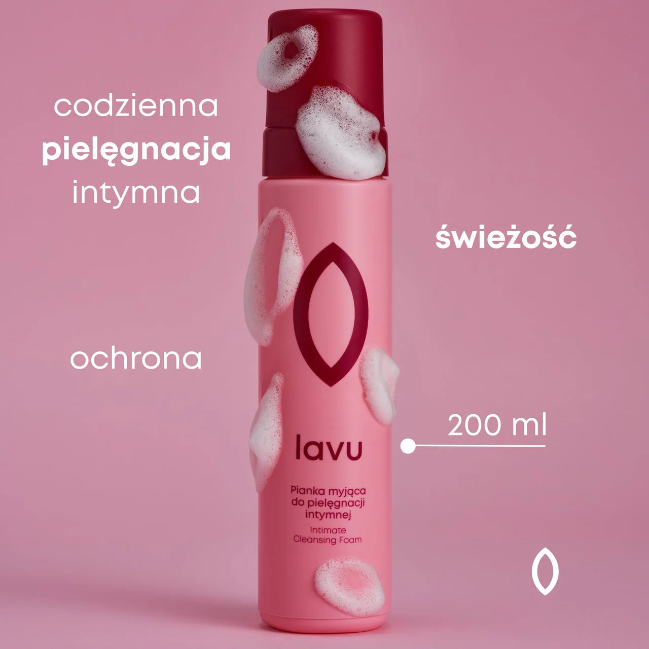 Pianka myjąca lavu do higieny intymnej cechy właściwości