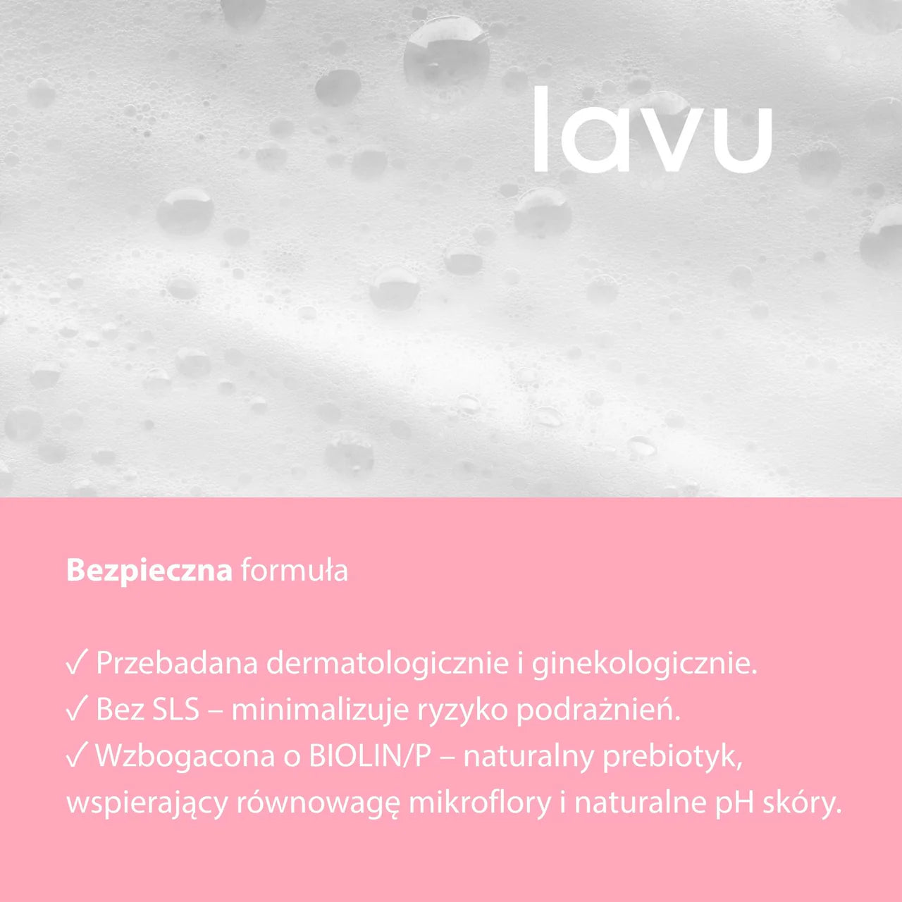 Pianka myjąca lavu do higieny intymnej formuła cechy właściwości