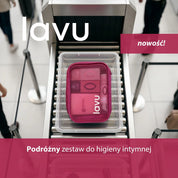 Podróżny niezbędniki intymny lavu City break w podróży