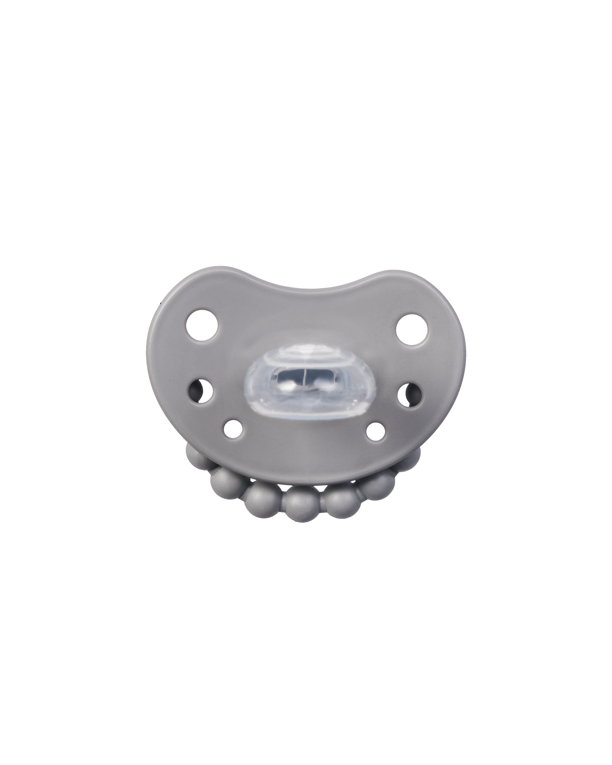 Smoczek pozycjonujący LUU Kids Lovely Gray gumka szary