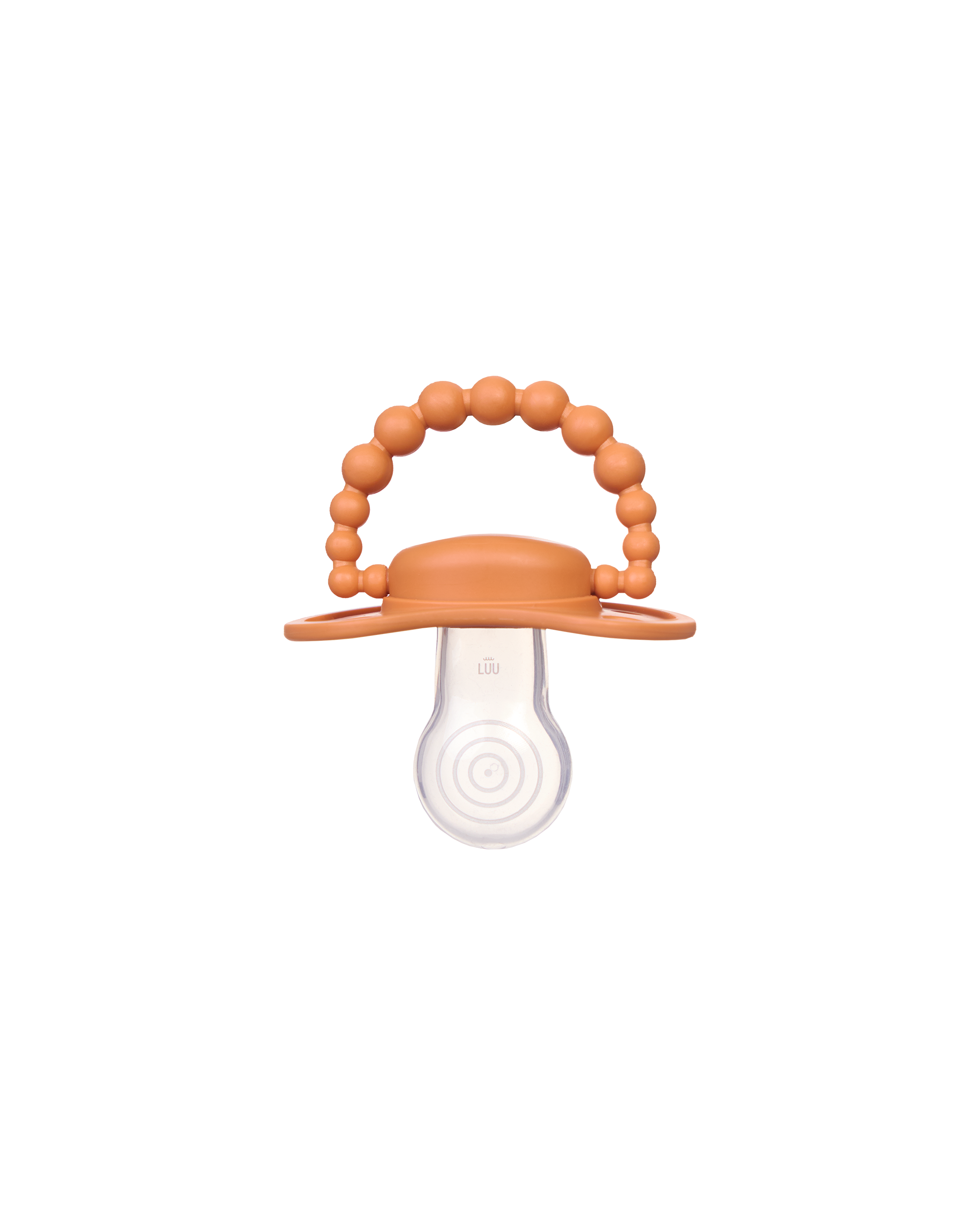 Smoczek pozycjonujący LUU Kids Pumpkin Spice gumka pomarańczowy