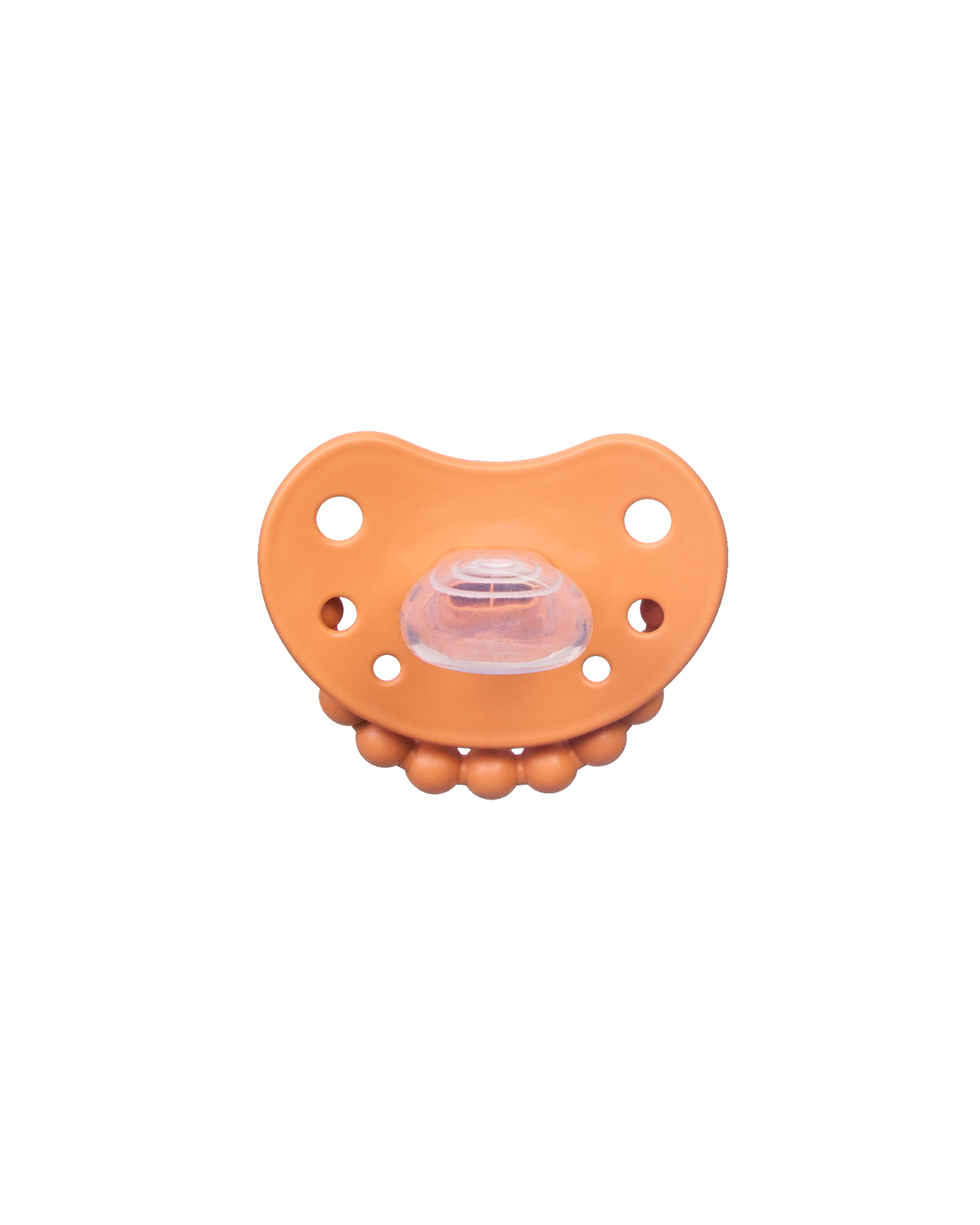 Smoczek pozycjonujący LUU Kids Pumpkin Spice gumka pomarańczowy